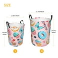 thumbnail image 5 of Balery Cupcakes and Donuts Round Laundry Basket with Handles Waterproof Freestanding Laundry Hamper for Clothes Toys in the Dorm and Family-Medium, 5 of 8