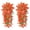 Orange, variant on Agiufgs 2 Pack Artificial Eucalyptus Morning Glory Vine, Realistic Design with Vibrant Colors, for Home Decor Wedding Party Office, Purple