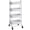 White-40"H, variant on 4 Tier Metal Rolling Utility Cart White 40"H for Office Home Kitchen Garden