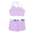thumbnail image 4 of Miaeowve Kids Girls Sports Swimming Workout Outfits Backless Tank Top Camisole Vest with Elastic Wide Lavender 12, 4 of 5