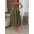 thumbnail image 5 of PRETTYGARDEN Cocktail Dresses for Women Spring Elegant Ruffle A Line Long Flowy Summer Formal Wedding Guest Maxi Dress, 5 of 7