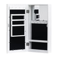 thumbnail image 4 of Zimtown Wall Mounted Mirrored Jewelry Cabinet Armoire Makeup Storage Organizer Wood Box, 4 of 13
