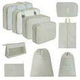 thumbnail image 1 of 10 Set Packing Cubes for Suitcases Packing Cubes Travel Organizer Bags Travel Organizers Home Textile Storage;Bedding Storage;Linen Organizer;Blanket Storage;Quilt Storage;Duvet Storage;Pillow Storag, 1 of 8