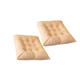 thumbnail image 1 of Xiao Hua Cojín de Asiento de Pana Beige -2 Piezas, Cojín de Asiento Cómodo de 15.75 X 15.75 Pulgadas con Lazo, Adecuado para Restaurante Cocina, Decoración Del Hogar Estilo Casa de Campo rural, 1 of 5
