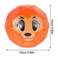 thumbnail image 2 of HEANUJJ Sports Training Football Soccer Ball Orange PU 1Set Lightweight And Easy To Grip Indoor Game for Fan Gear, 2 of 7
