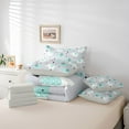 thumbnail image 6 of Homewish Cute Elephant 7-Piece Twin Bedding Sets,Zoo Animal Bedding Comforter Set,Green Gray Sheet Sets For Boys Kids,Super Cozy Room Decor Reversible, 6 of 8