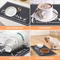 thumbnail image 6 of 12x20in Absorbent Coffee Bar Mat: Coffee Cup Pattern for Countertops – Fits Under Coffee Maker Espresso Machine – Elegant Kitchen Counter & Dining Room Decoration, 6 of 6