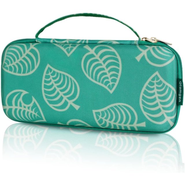 Estuche de transporte compatible con Switch Lite, carcasa rígida portátil y protectora para la consola Leaf Crossing Lite, ideal para viajes.
