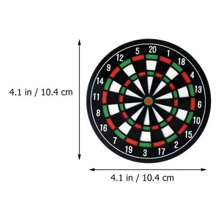 

8pcs Dartboard Style Coaster Mini Dart Board Heat-resistant Drink Cup Coaster