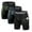 Black + Camouflage Green + Camouflage Black, variant on LANBAOSI 3 Pack Men Compression Shorts with Pocket Athletic Running Workout Underwear Size M