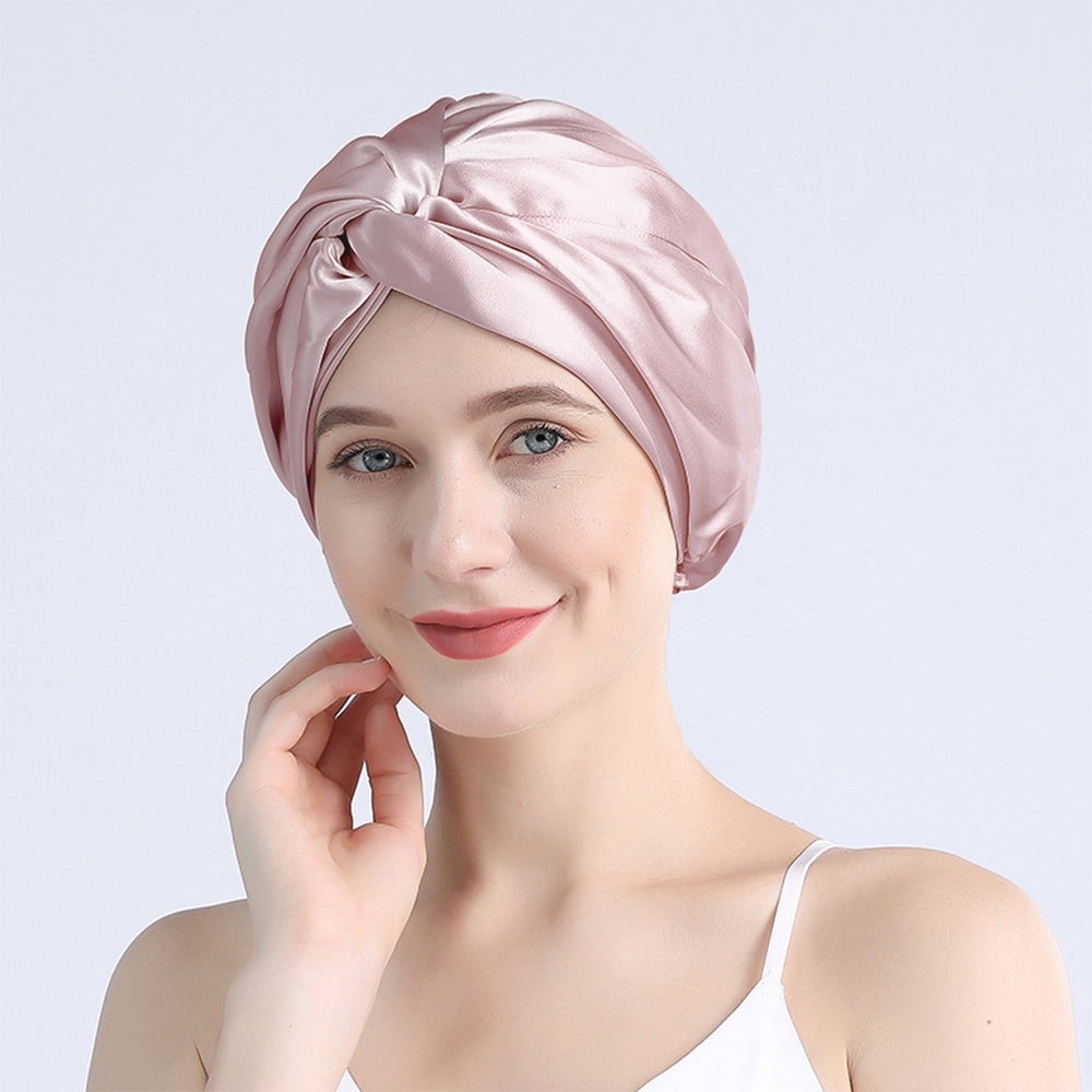Besque VeganSilk Hair Sleep Wrap, Sleep Cap for Women, Strong Adjustability, One Size Fits Most, Smooth Hair & Keep Hairstyles