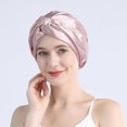 thumbnail image 4 of Besque VeganSilk Hair Sleep Wrap, Sleep Cap for Women, Strong Adjustability, One Size Fits Most, Smooth Hair & Keep Hairstyles, 4 of 5