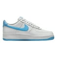 thumbnail image 3 of Men's Nike Air Force 1 '07 White/Aquarius Blue-White (FQ4296 100) - 12, 3 of 5