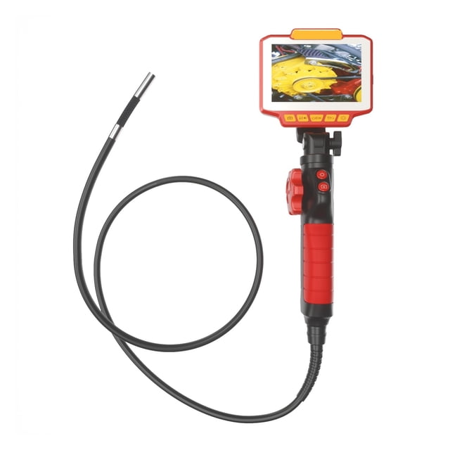 4.3Inch IPS Screen 2MP 1080P 6mm 2Way Articulate 180Degree Rotation Steering Industrial Endoscope Inspection Microscope Camera ,Easily Maneuver