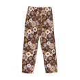 thumbnail image 4 of Kdxio Sunflowers Print Men's Sleep Pajama Pant Lounge Pants with Pockets, 4 of 8