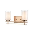 thumbnail image 4 of 5502-MG Millennium Lighting Huderson - 2 Light Bath Vanity-8.75 Inch Tall and 16 Inch Wide-Modern Gold Finish, 4 of 5
