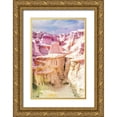 thumbnail image 1 of Murdock, Ramona 23x32 Gold Ornate Wood Framed with Double Matting Museum Art Print Titled - Bisti Badlands Desert Sculpture I, 1 of 4