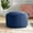 Round-Blue, variant on DREAMSIDEA Storage Ottoman Bench Bedroom Bench Holds up to 400lb, 41.3''Tufted Velvet Upholstered Footstool Bench with Wooden Legs for Entryway, Living Room Bedroom, Gray
