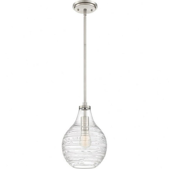 1 Light Mini Pendant-Brushed Nickel Finish Bailey Street Home 71-Bel-3097539