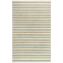 Rizzy Rugs Tetra Area Rug TET105 Beige/Ivory Banded Rows 7' 9" x 9' 9" Rectangle