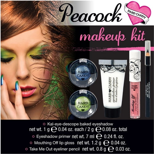 hard candy peacock halloween makeup kit 1ct walmartcom