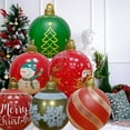 thumbnail image 2 of 60cm Extérieur Noël Gonflable Boule Décorative PVC Géant Grandes Boules Cadeau, 2 of 4