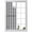 Multicolor, variant on Vintage Farmhouse Window Privacy Film, Black and White Checkered Static Cling UV Sun Blocking Heat Control Window Tint Day and Night, Non-Adhesive Reusable One Way Windows Privacy Cover 17.7''x78.7''