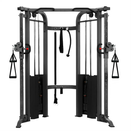 Functional Trainer Cable Machine with Dual 200 lb Weight Stacks XM-7626