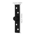 thumbnail image 4 of Door Pivot Hinge 360°Rotation Hidden Door Hinge Concealing Door Hinge Household Hinge Stainless Steel Rotation Hidden Door Pivot Hinges Hardware Black M, 4 of 9