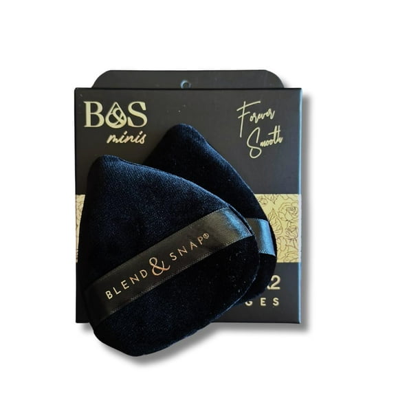 Blend and Snap Makeup Sponge, Mini Blending Puff (2-pack)