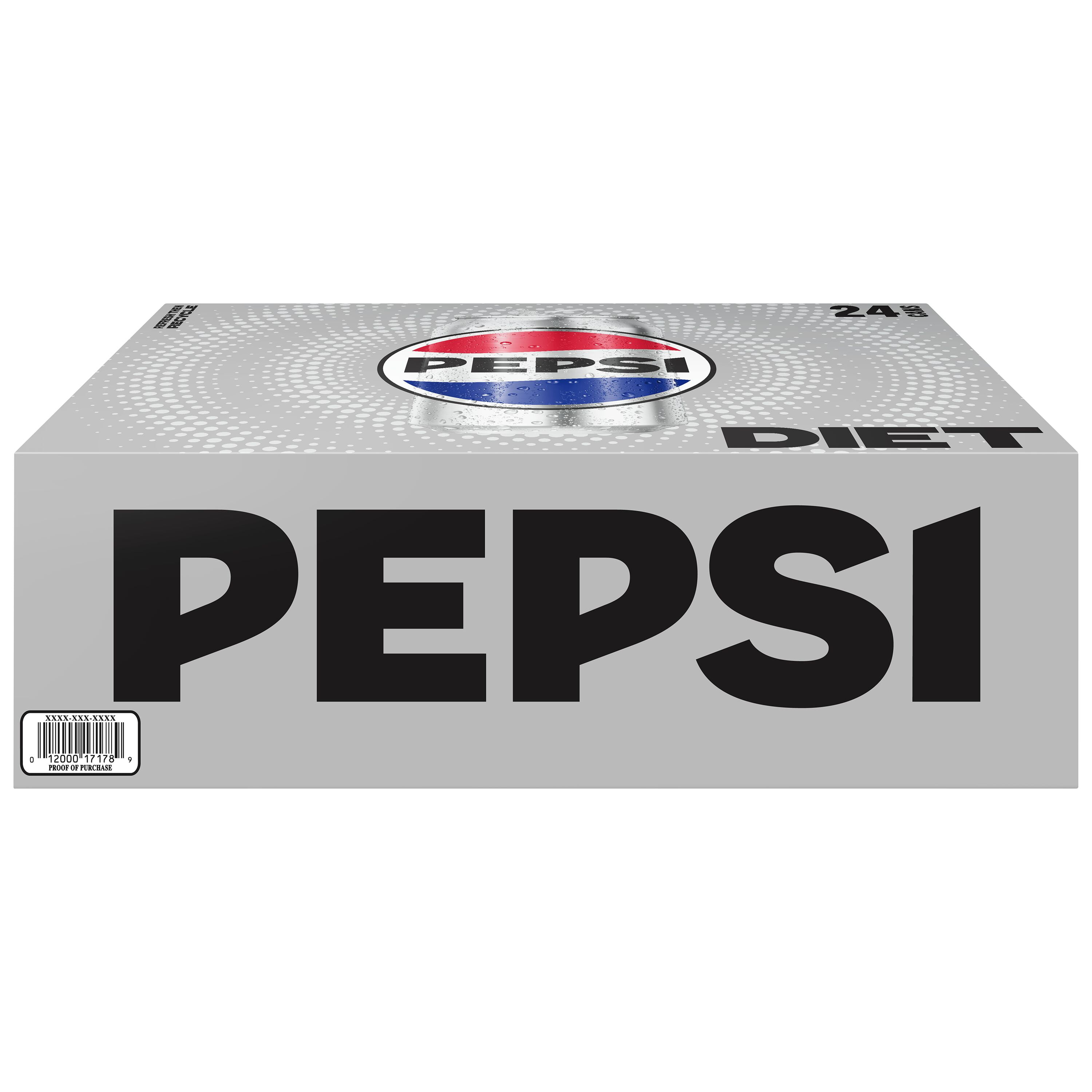 Diet Pepsi Cola Soda Pop, 12 fl oz (24 Cans)