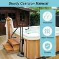 thumbnail image 4 of Non-Slip Hot Tub Safety Bars – 600LB Support, Tool-Free Adjustable Height & Slide-In Mount, 4 of 9
