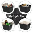 thumbnail image 5 of Simplify Polyester Basket, Black, 5 of 7