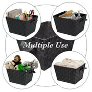 Simplify Polyester Basket, Black