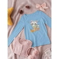 thumbnail image 3 of Cute Baby Racoon Halloween Long Sleeve Toddler -Image by Shutterstock,  5 Toddler, 3 of 4