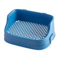 thumbnail image 2 of Caja de arena para conejos Mascotas Inodoros Jaula Inodoro con cierre a presión Fácil de limpiar Pet Pan Orinal Bandeja de entrenamiento para Galesaur Azul Salvador Inodoro con bandeja de arena, 2 of 10