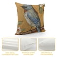 thumbnail image 4 of SHANXI Throw Pillow Covers Flower Bird Print Cushion Cover Soft Pillow Cases for Home Sofa Bed Chair Car Office Decorative 12x12in, 4 of 5