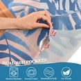thumbnail image 5 of Yayeee Kitchen Curtains Tier Set of 2 Light Filtering 57"x24" Over Sink Window Panels, Pink Leaves, 5 of 7