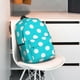 thumbnail image 3 of Easygdp Aqua And White Polka Dot Mochila Ligera de 15 Pulgadas para Estudiantes, Mochila Cómoda para la Escuela y Viajes, Correas Ajustables, 3 of 6