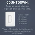 thumbnail image 6 of Legrand RT2LA Radiant 4-Button Countdown Timer Switch - Light Almond, 6 of 7