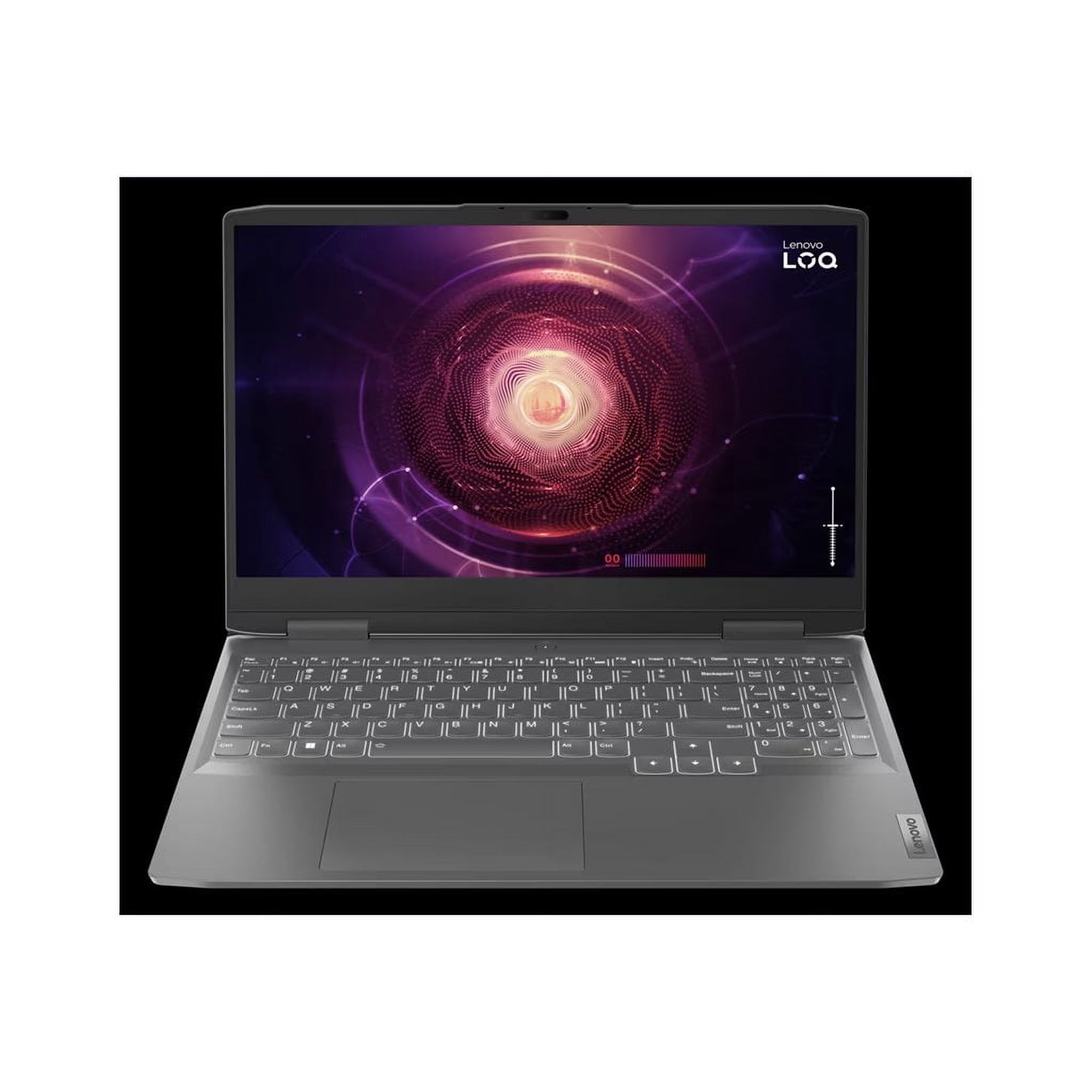 Lenovo LOQ 15APH8 82XT - AMD Ryzen 7 - 7840HS / up to 5.1 GHz - Win 11 Home - GeForce RTX 4060 - 16 GB RAM - 512 GB SSD NVMe - 15.6" IPS 1920 x 1080 (Full HD) @ 144 Hz - Gigabit Ethernet - Wi-Fi 6 - storm gray - kbd: US English