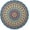 72in-table0620-A156, variant on Mandala, Elastic Fitted Edged Round Tablecloth Fade Resistant Anti-Shrink Table Cloth Washable Cover for Indoor or Outdoor and Anywhere You Wanna use it 48"X 48"