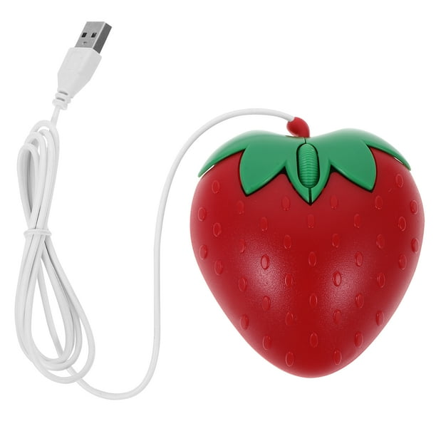 Ratón para juegos con cable USB, ratón de dibujos animados con cable USB, ratón de dibujos animados para computadora