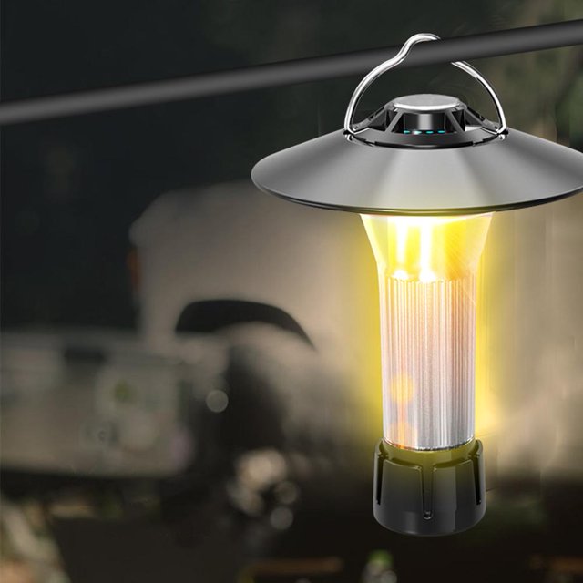 Lámpara Faro al aire libre Luces de camping Linterna de emergencia de viaje (juego completo)