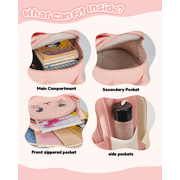 Toddler Backpack Girls Kindergarten Children Cute Preschool Bookbag Lightweight,Cat Pink