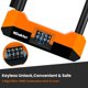 thumbnail image 3 of Candado para bicicleta NDakter U-Lock de 18 mm con cable de 1,5 m, 3 of 7