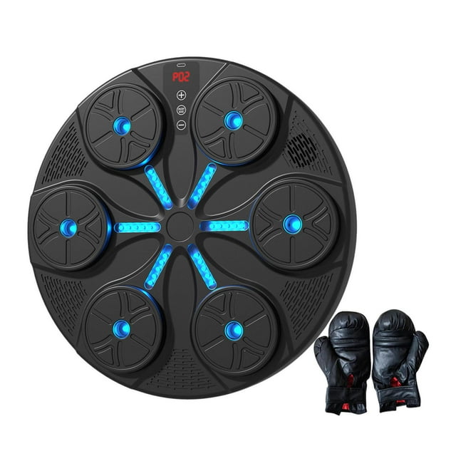 Almencla Boxing Machine Boxing Equipment Taekwondo Workout Sanda Music Boxing Trainer Black