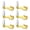 Narrow Mouth Gold, variant on Opening Automotive Piston Key Rings with Mechanical Design Metal Construction Fashion Key Holder Present for Car Lovers
