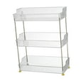 thumbnail image 2 of Organizador de encimera de baño, soporte para cosméticos, estante multiusos, organizador de maquillaje para tocador, lápiz labial, mostrador de baño 3 niveles, 2 of 7