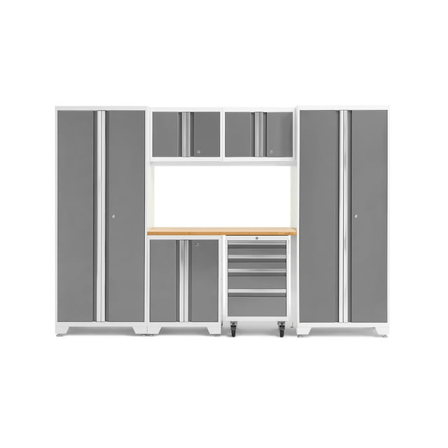 NewAge Products Série Audacieuse Ensemble d'Armoires de 7 Pcs
